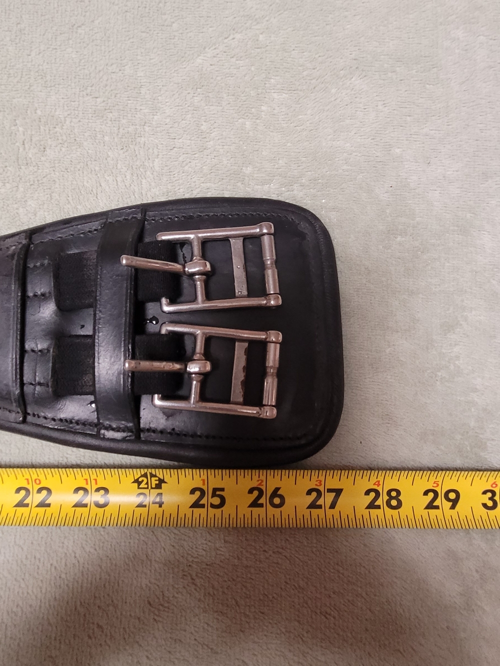 DRESSAGE GIRTH Henri de Rivel, Genuine Leather, Size 26 - Picture 8 of 9